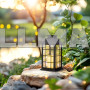 Солнечный светодиодный фонарь BLACK Garden Lamp 2700K Декоративный фонарь